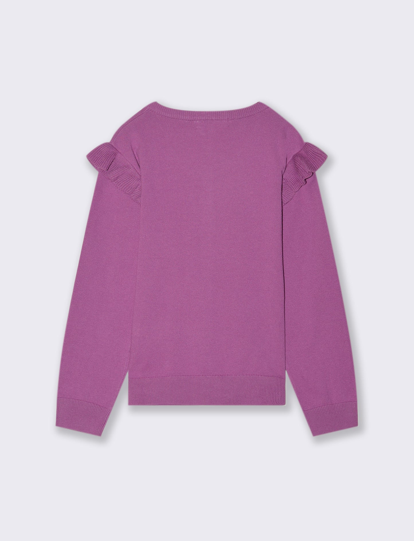 Cardigan da bambina - Viola malva