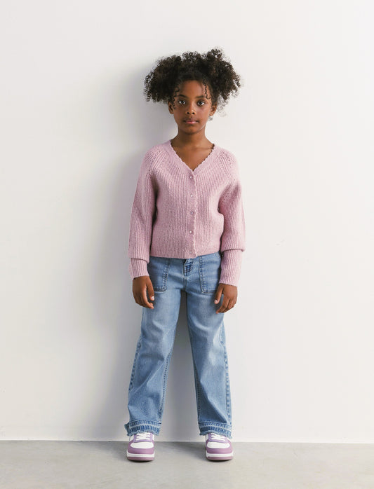 Denim modello culotte. - Denim chiaro