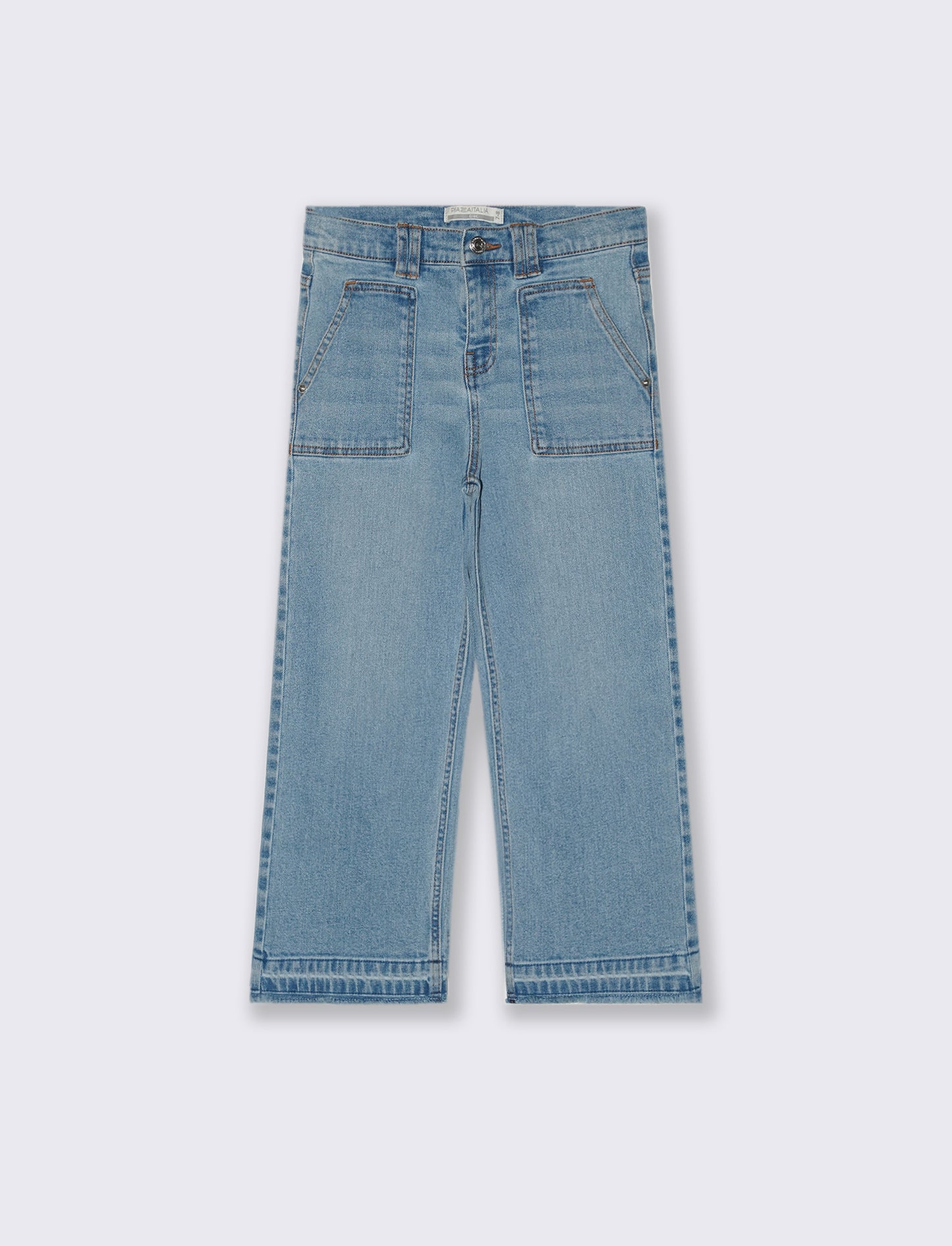 Denim modello culotte. - Denim chiaro