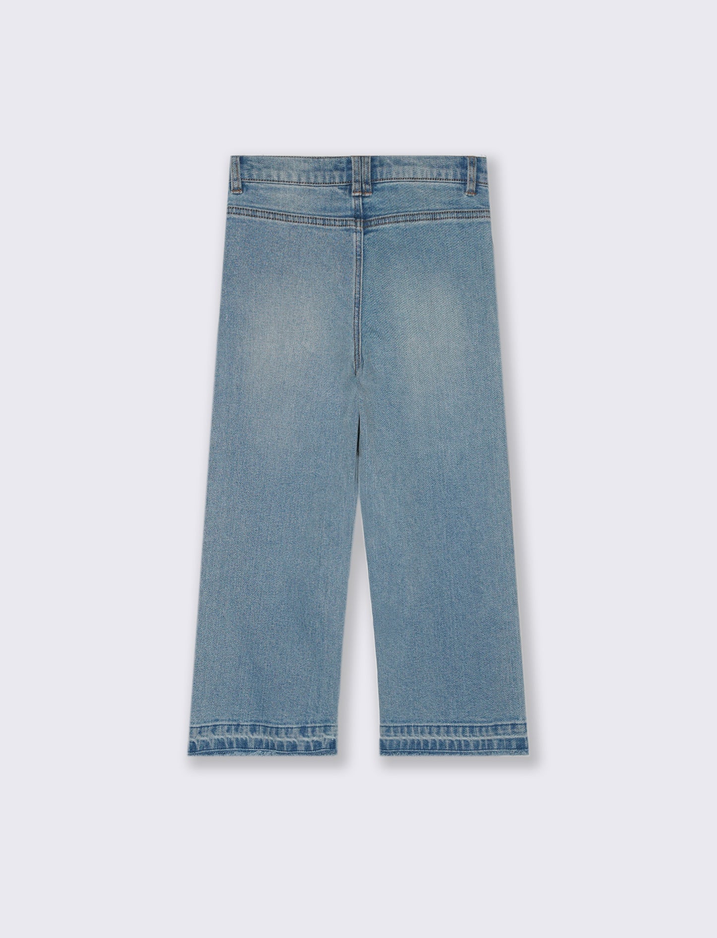 Denim modello culotte. - Denim chiaro