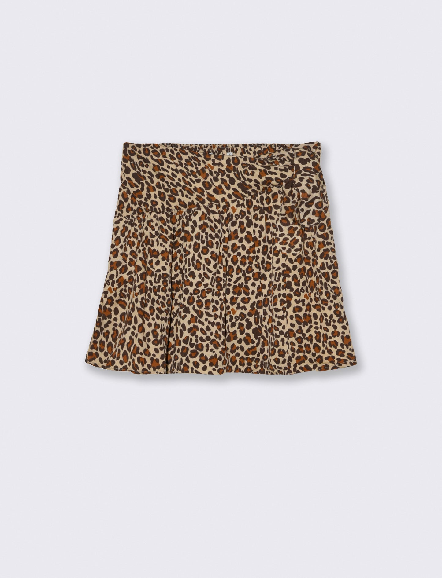 Gonna stampata elegante da bambina. - Leopardato