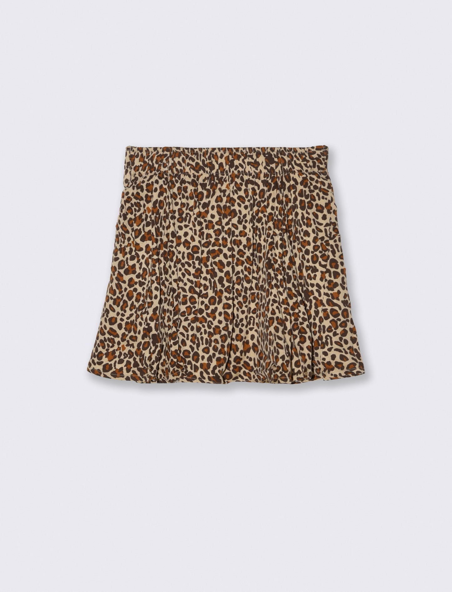Gonna stampata elegante da bambina. - Leopardato