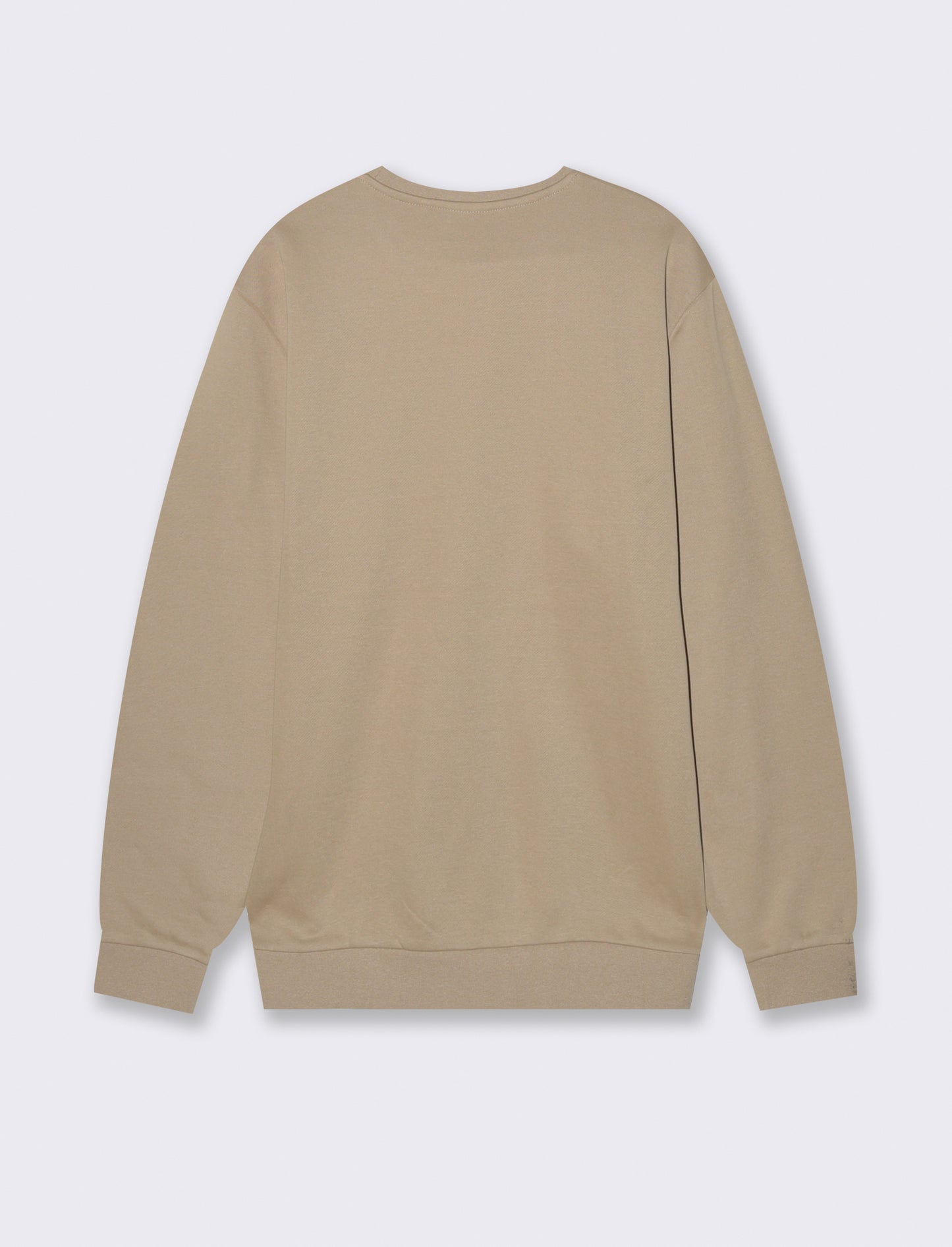 FELPA MISTO COTONE CON STAMPA - Beige