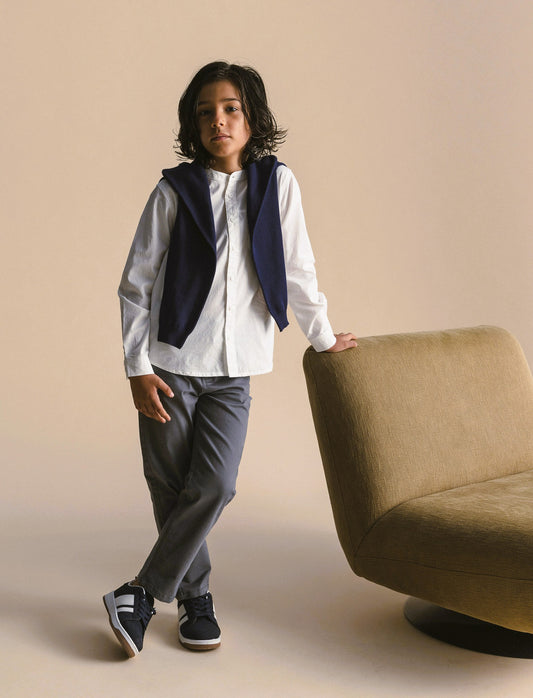 PANTALONI TASCA DRITTA - Grigio