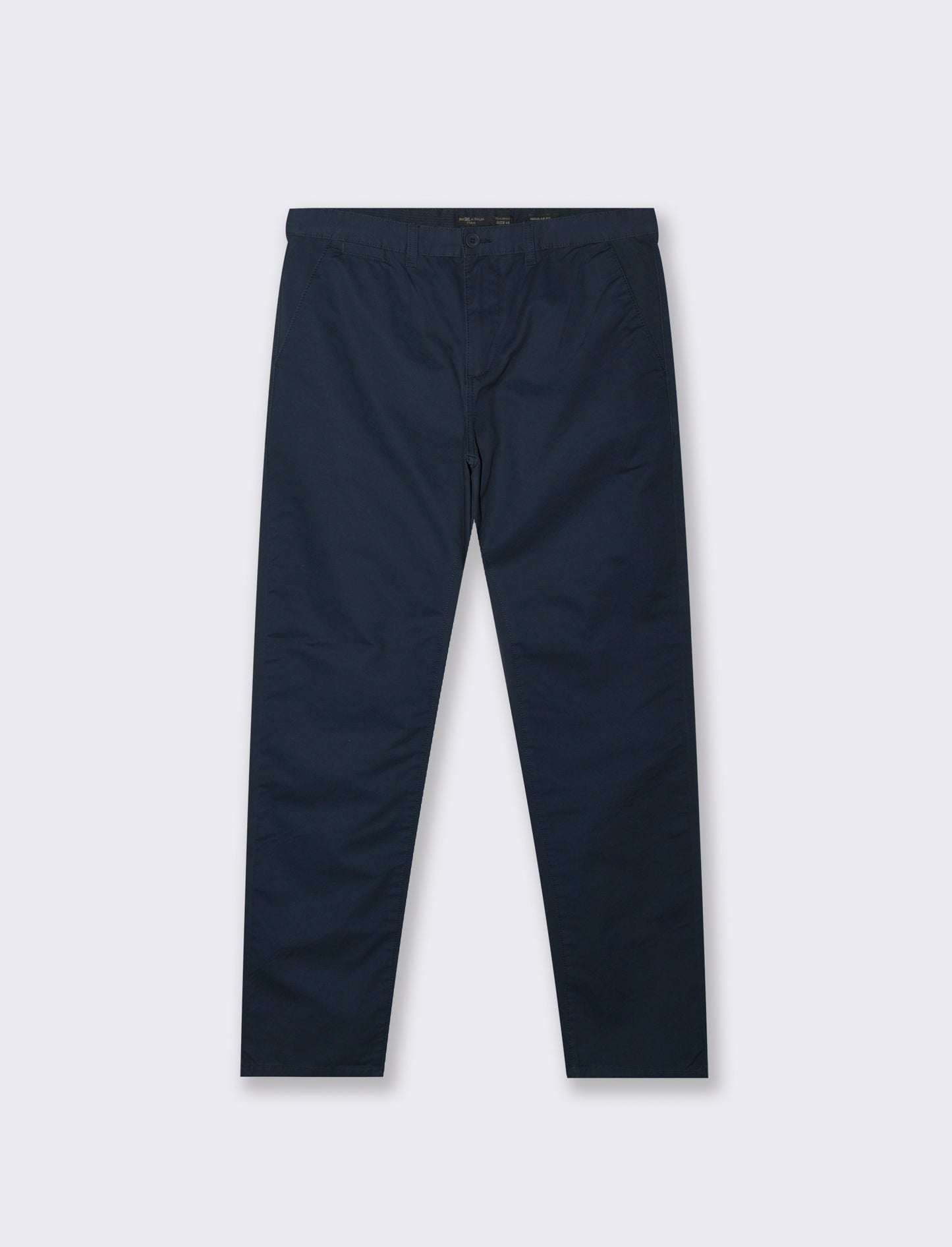 PANTALONI BASIC CHINO REGULAR FIT - Blu