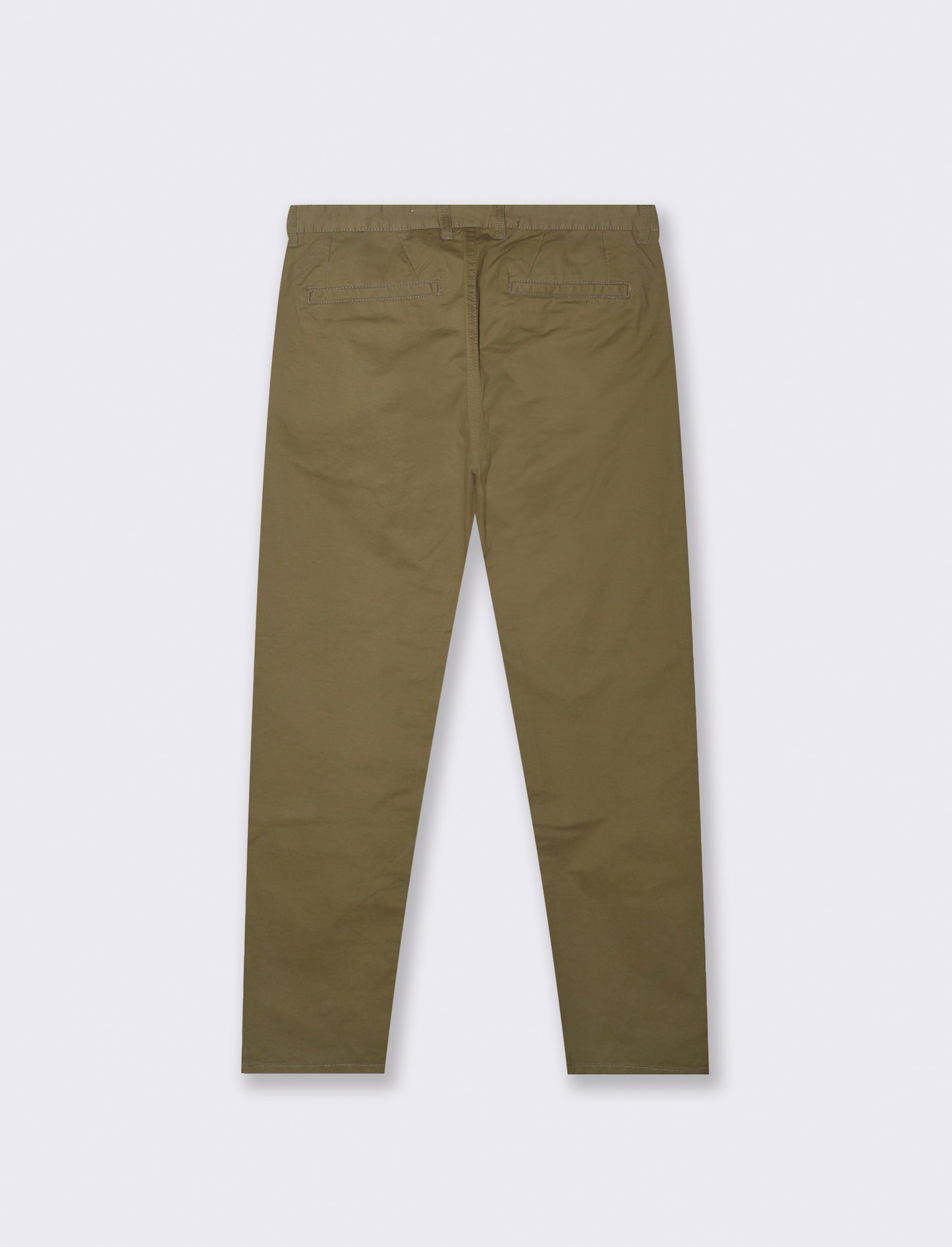 PANTALONI BASIC CHINO REGULAR FIT - Verde oliva