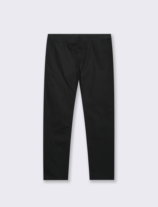 PANTALONI BASIC CHINO REGULAR FIT - Nero