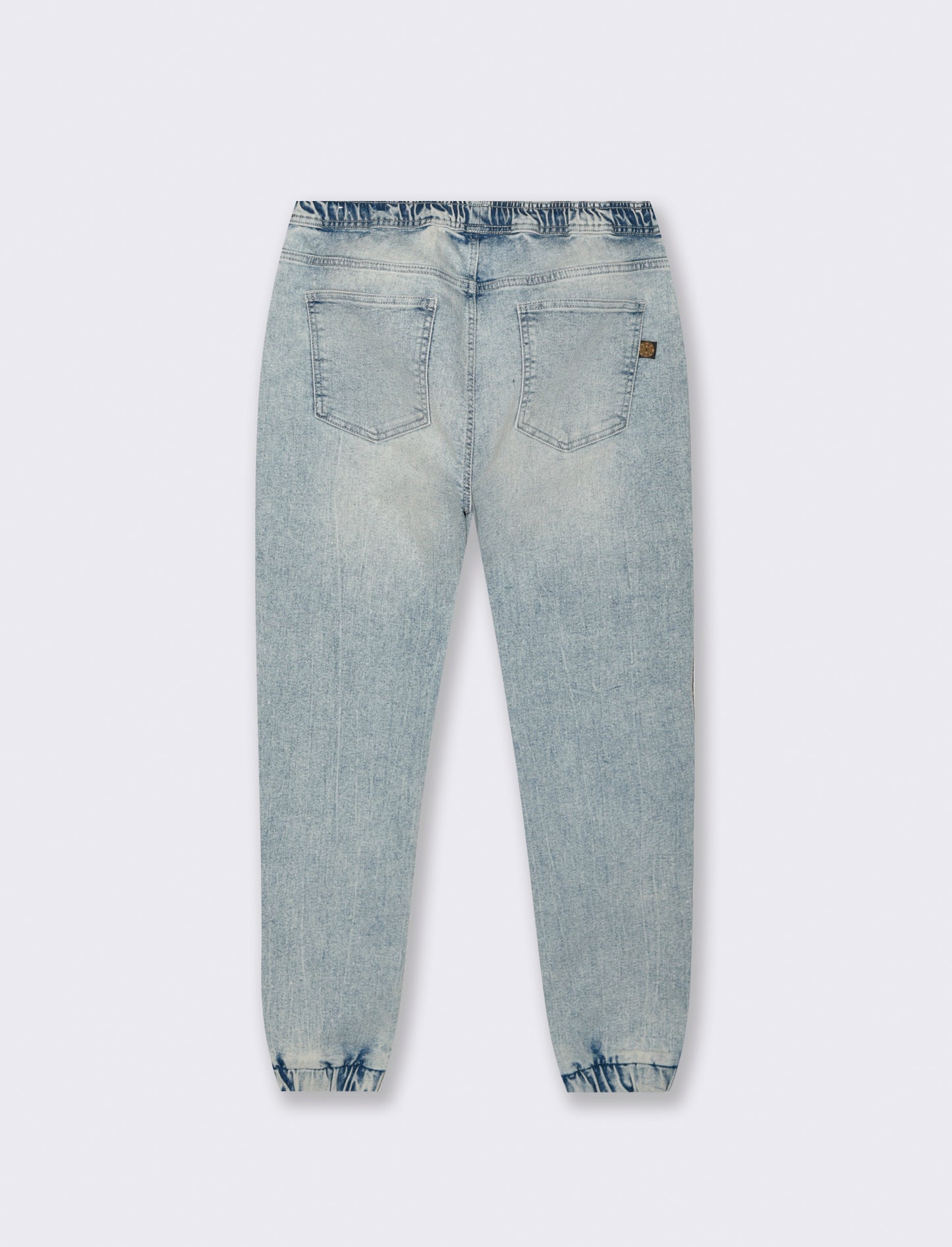 JEANS CON VITA JOGGER - Denim chiaro
