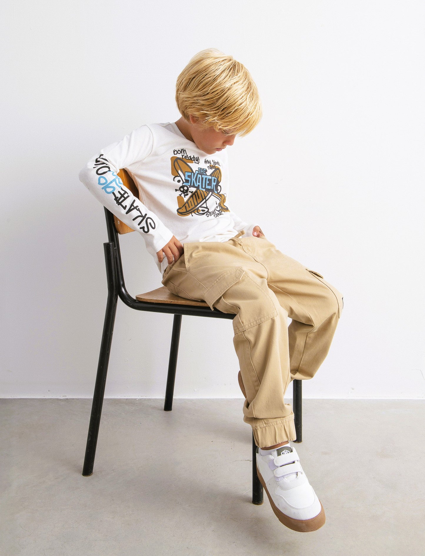 Jogging cargo. - Beige