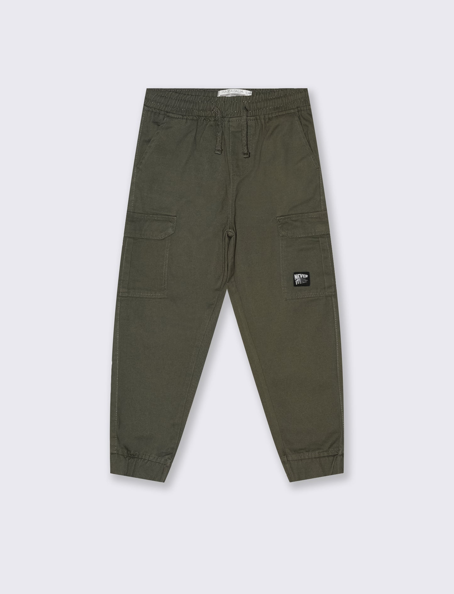 Jogging cargo. - Verde militare