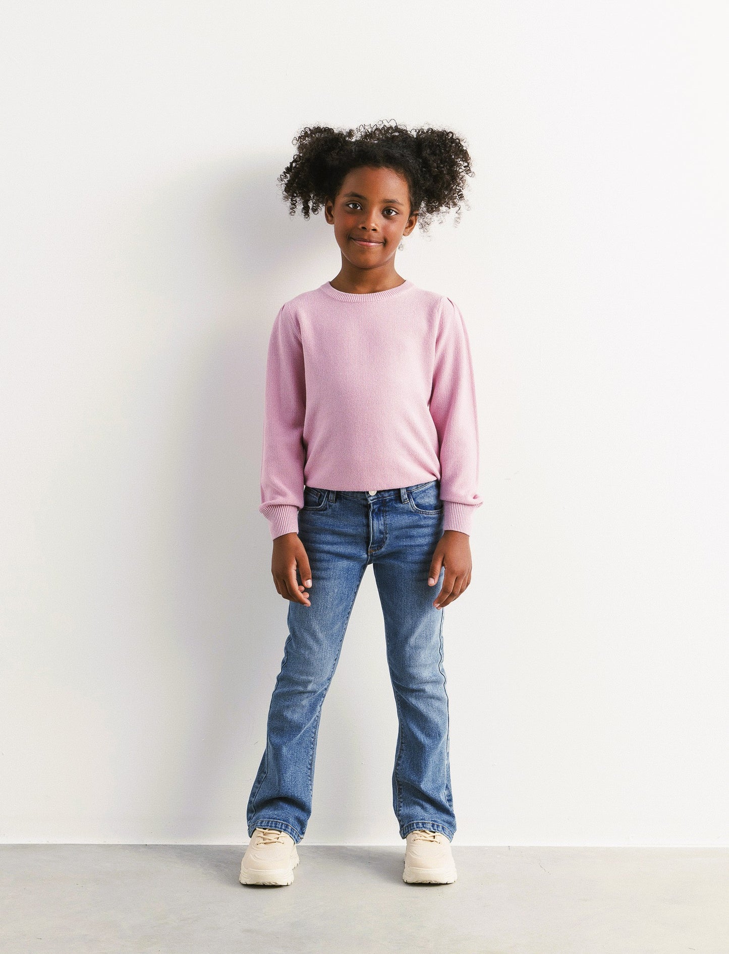 Jeans bambina flare fit. - Denim