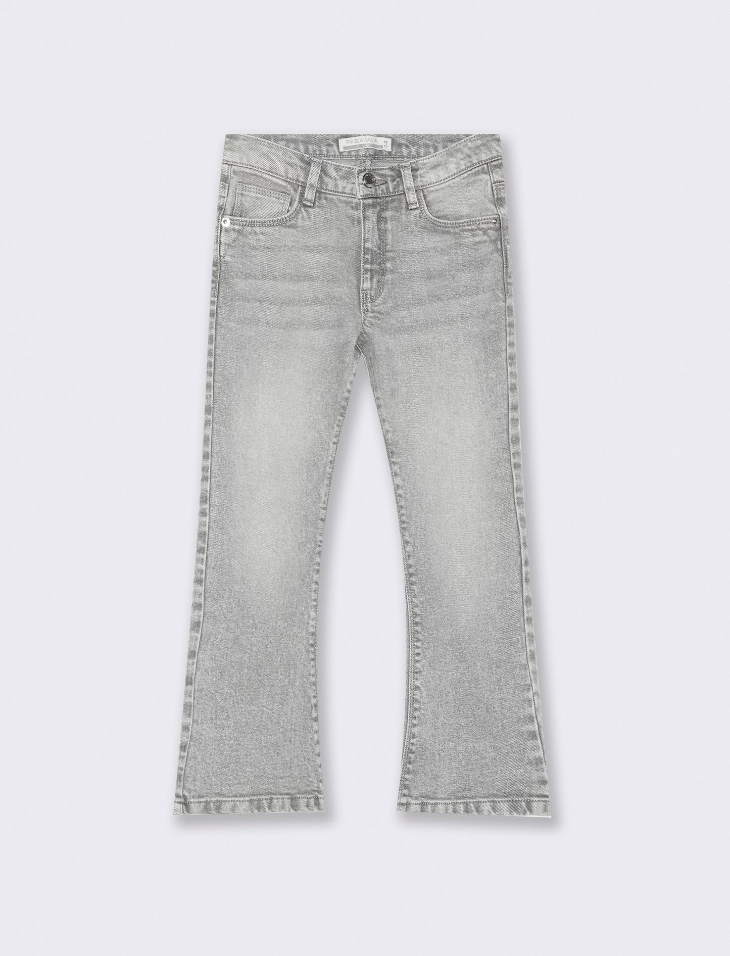 Jeans bambina flare fit. - Grigio