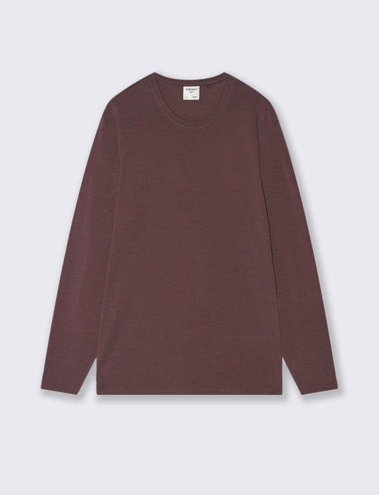 T-SHIRT BASIC SLIM FIT - Bordeaux