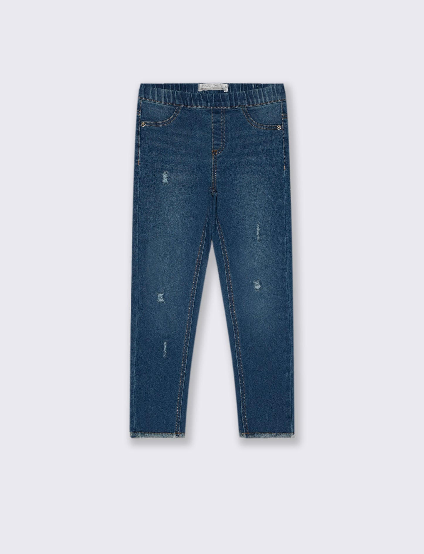Jeggings aderente in denim - Denim