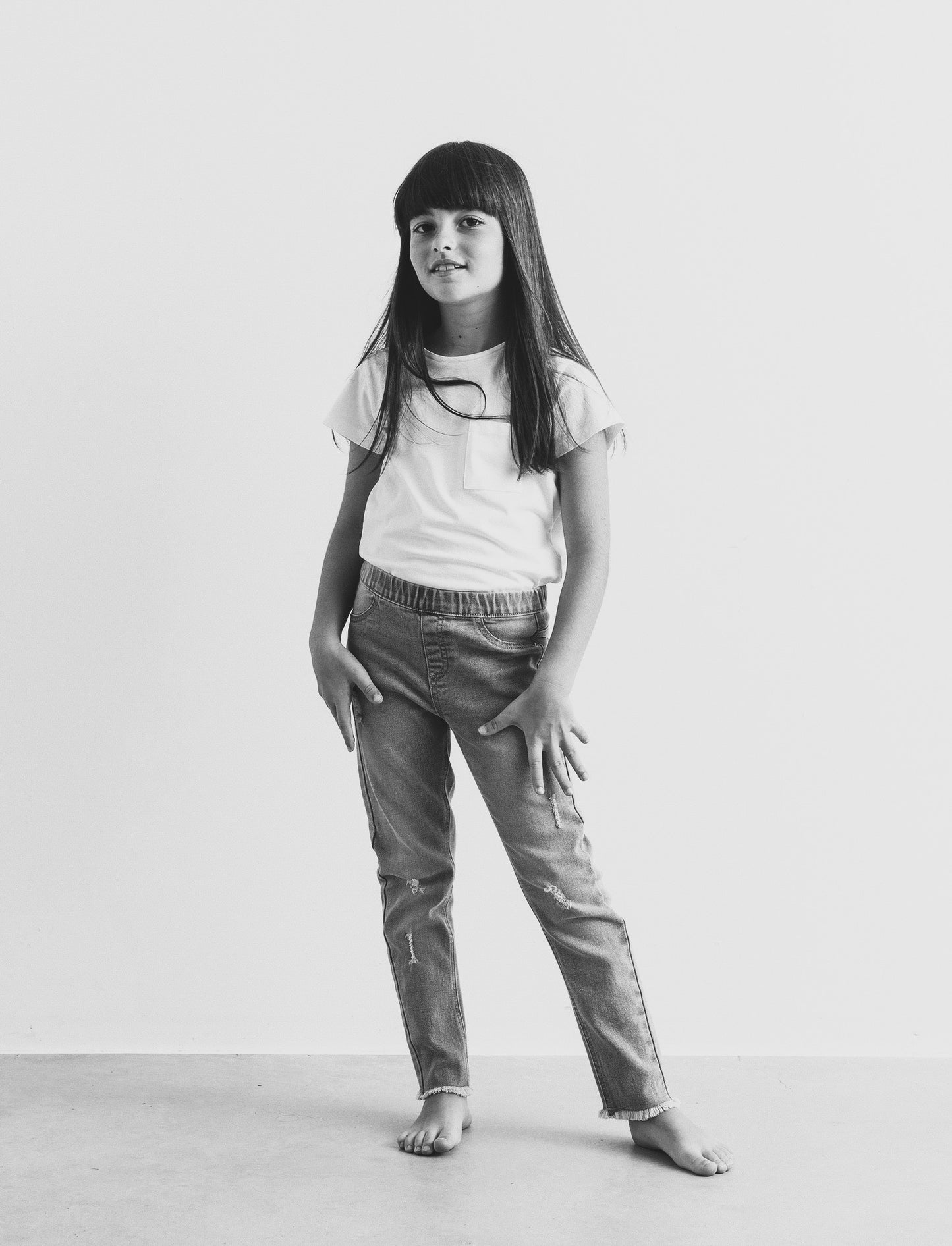 Jeggings aderente in denim - Denim chiaro