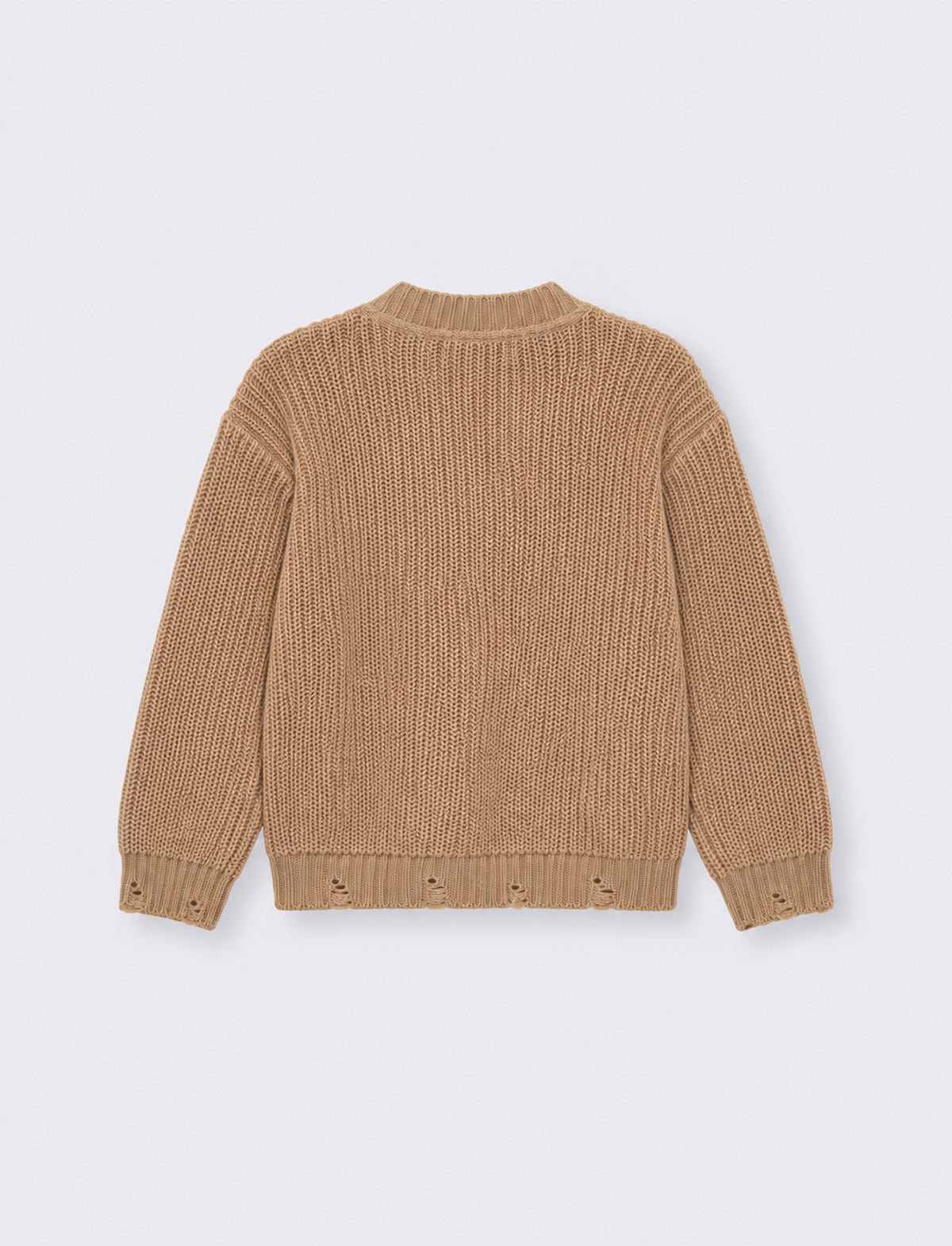 Camicia a quadri in cotone e flanella - Beige