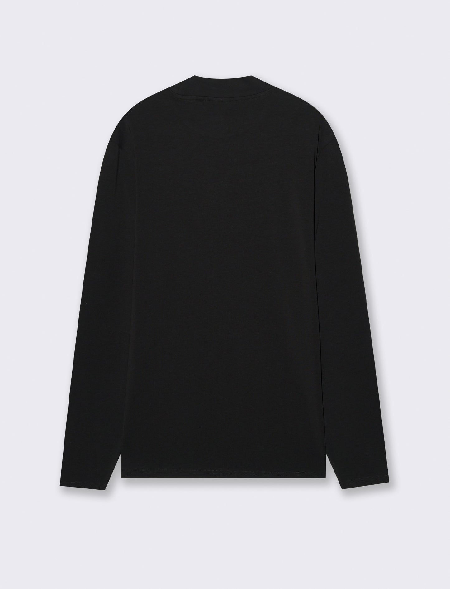 T-SHIRT LUPETTO BASIC SLIM FIT - Nero