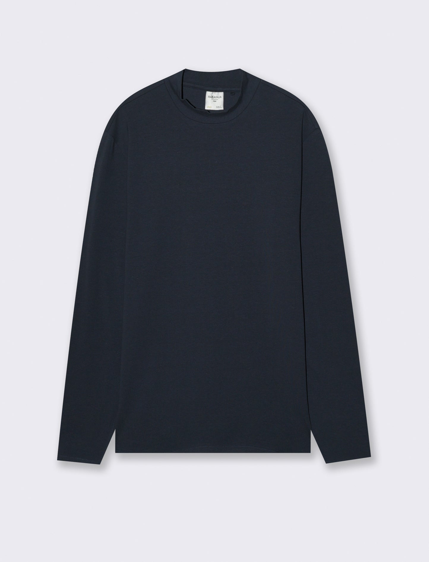 T-SHIRT LUPETTO BASIC SLIM FIT - Blu