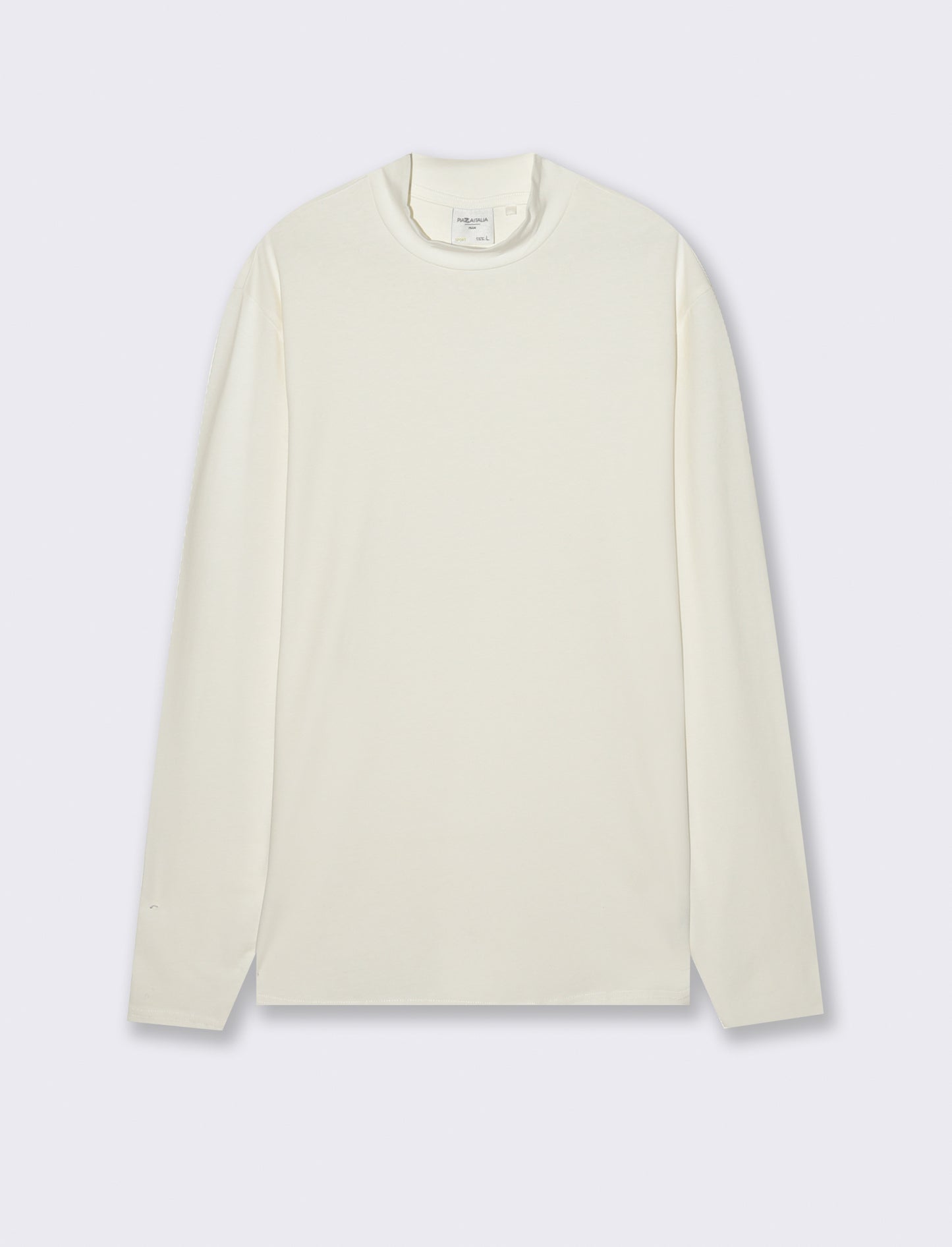 T-SHIRT LUPETTO BASIC SLIM FIT - Bianco