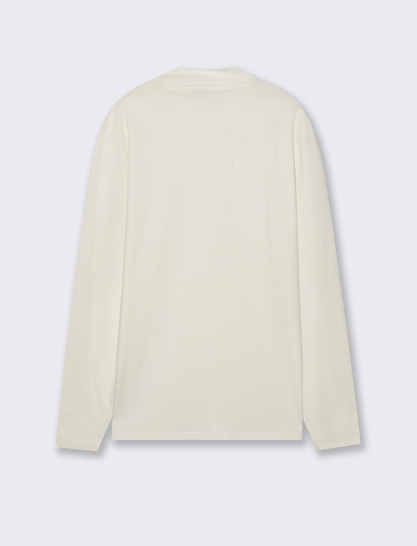 T-SHIRT LUPETTO BASIC SLIM FIT - Bianco