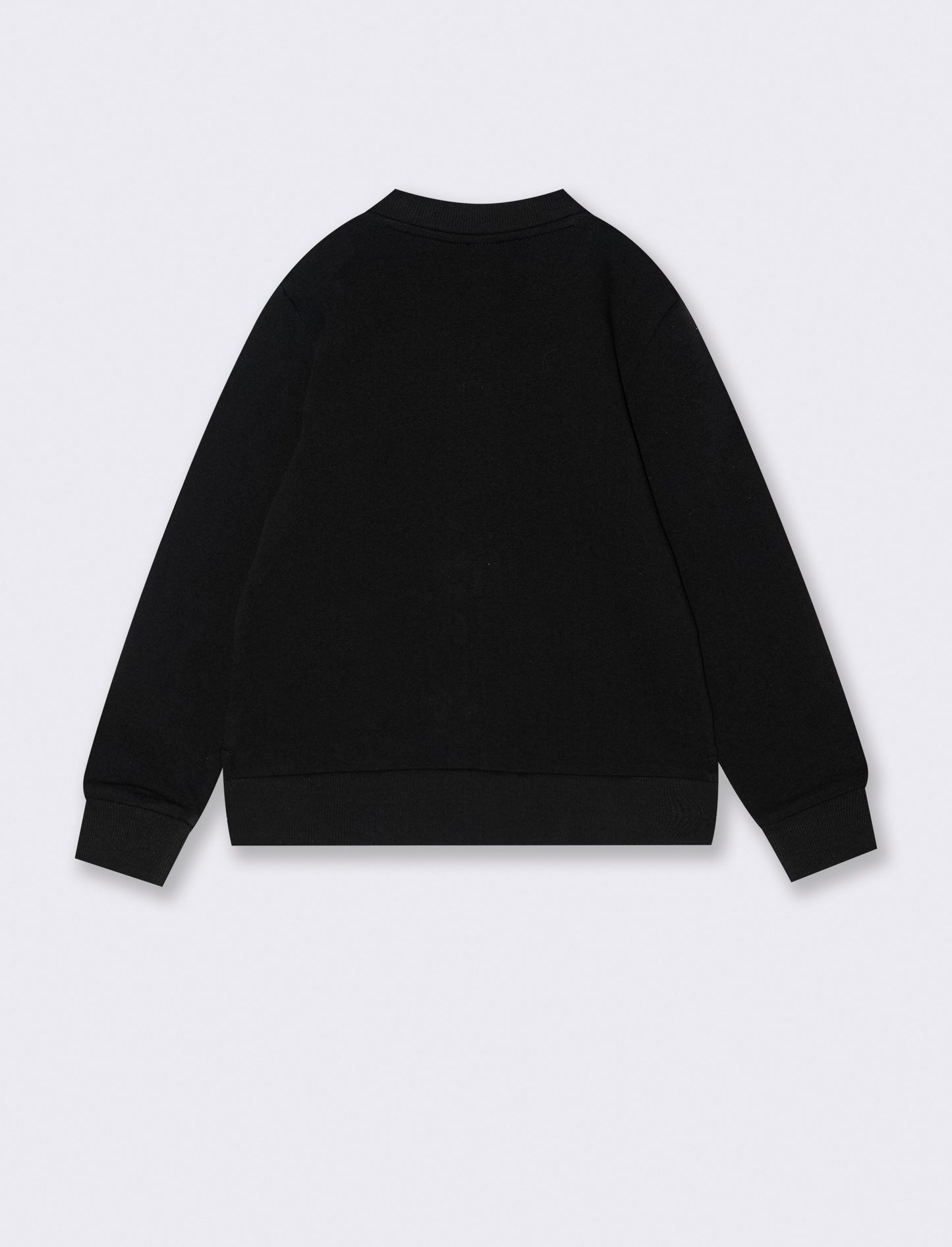 Felpa con zip - Nero
