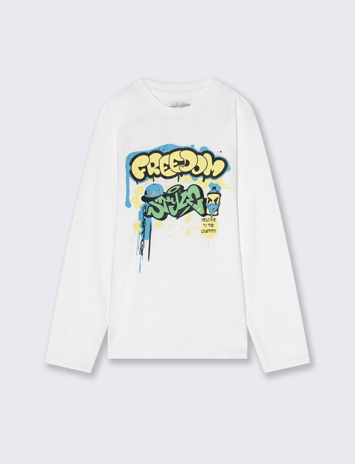 MAGLIETTA GIROCOLLO - Bianco sporco