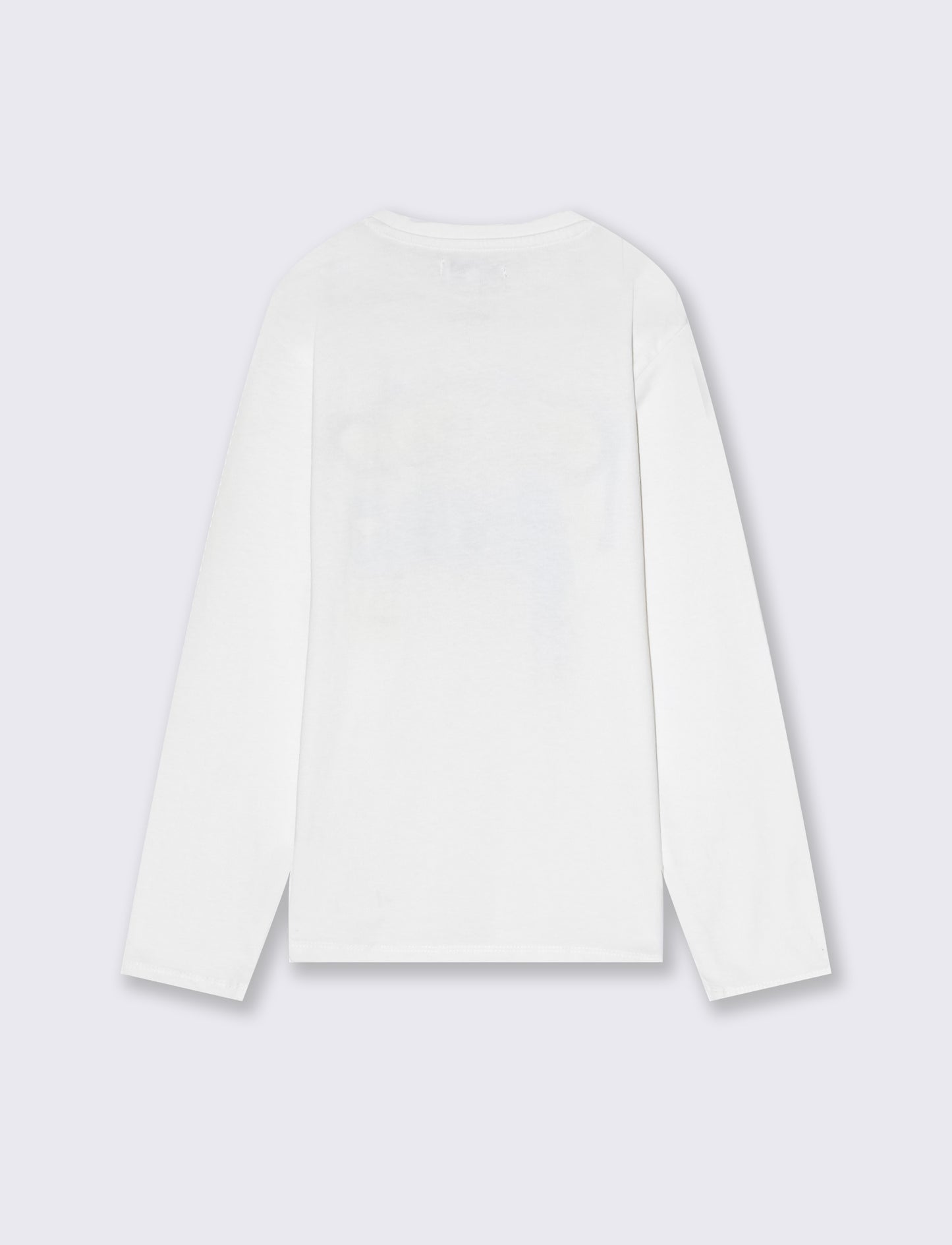 MAGLIETTA GIROCOLLO - Bianco sporco