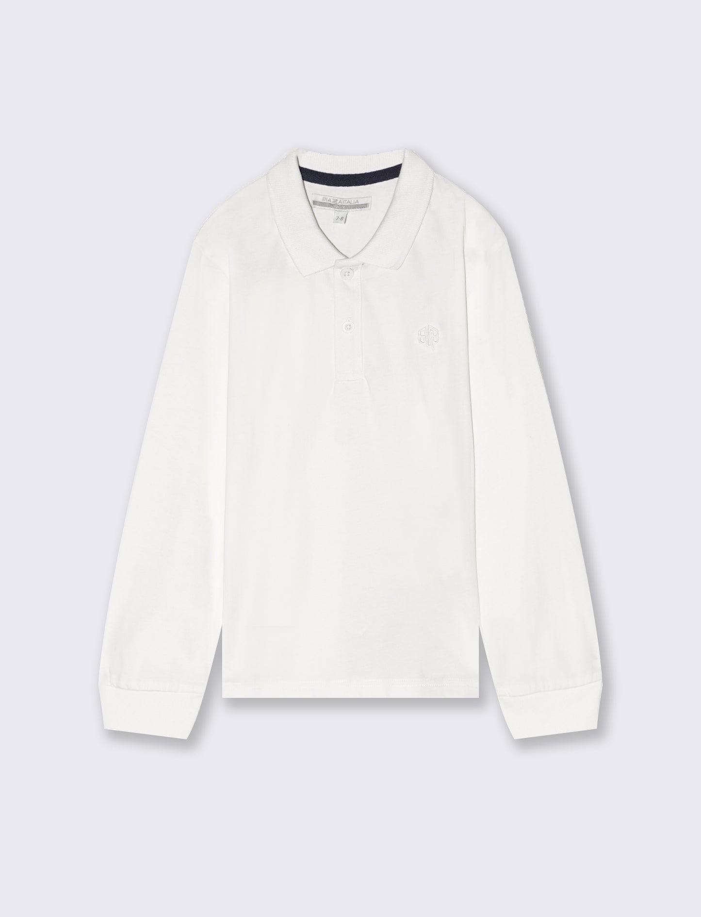 MAGLIA CON COLLETTO - Bianco latte