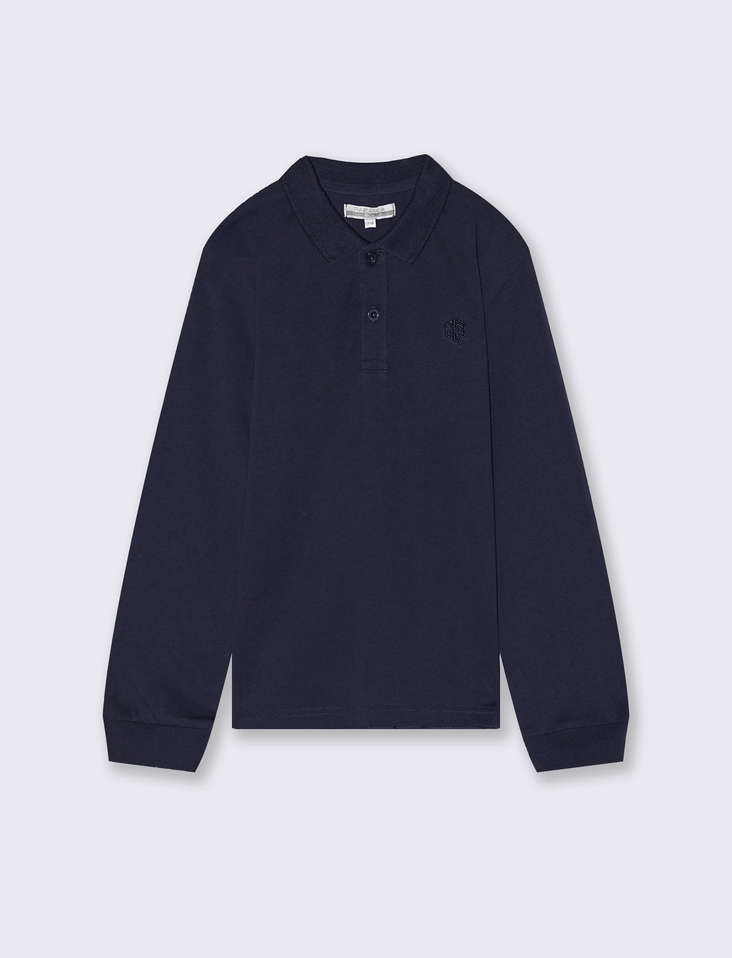 MAGLIA CON COLLETTO - Blu