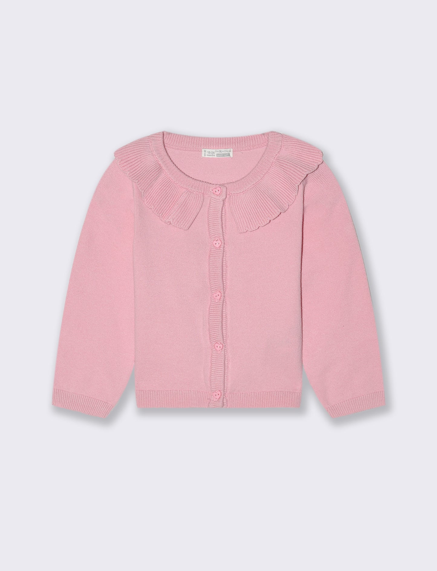 MAGLIETTA CON COLLETTO - Rosa