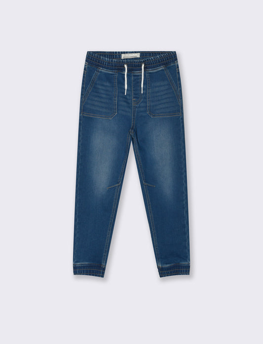 Jogging in denim. - Denim