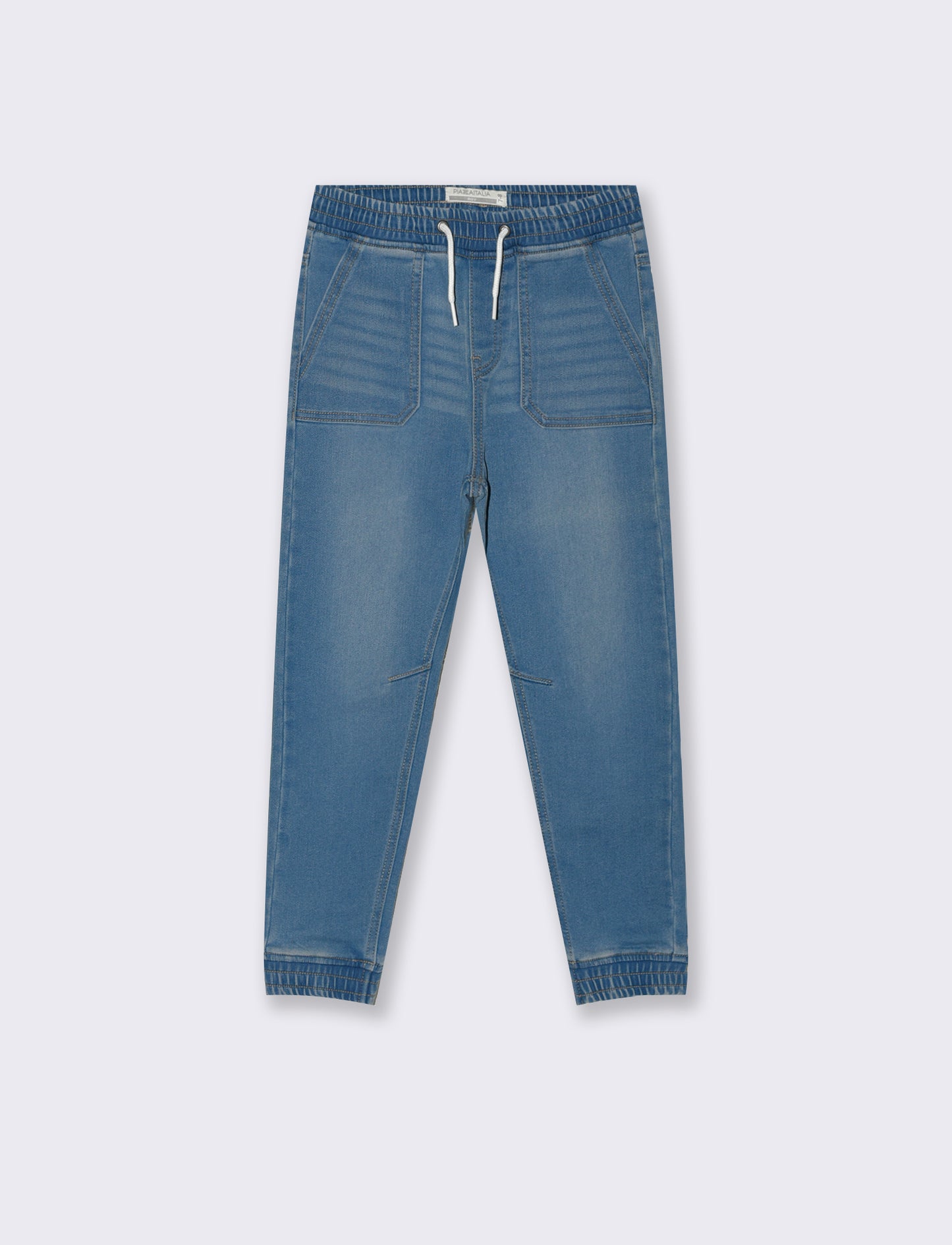 Jogging in denim. - Denim chiaro