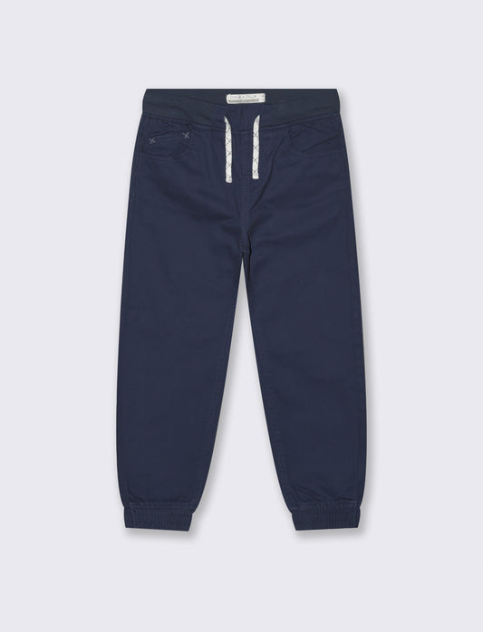PANTALONI JOGGER IN COTONE - Blu