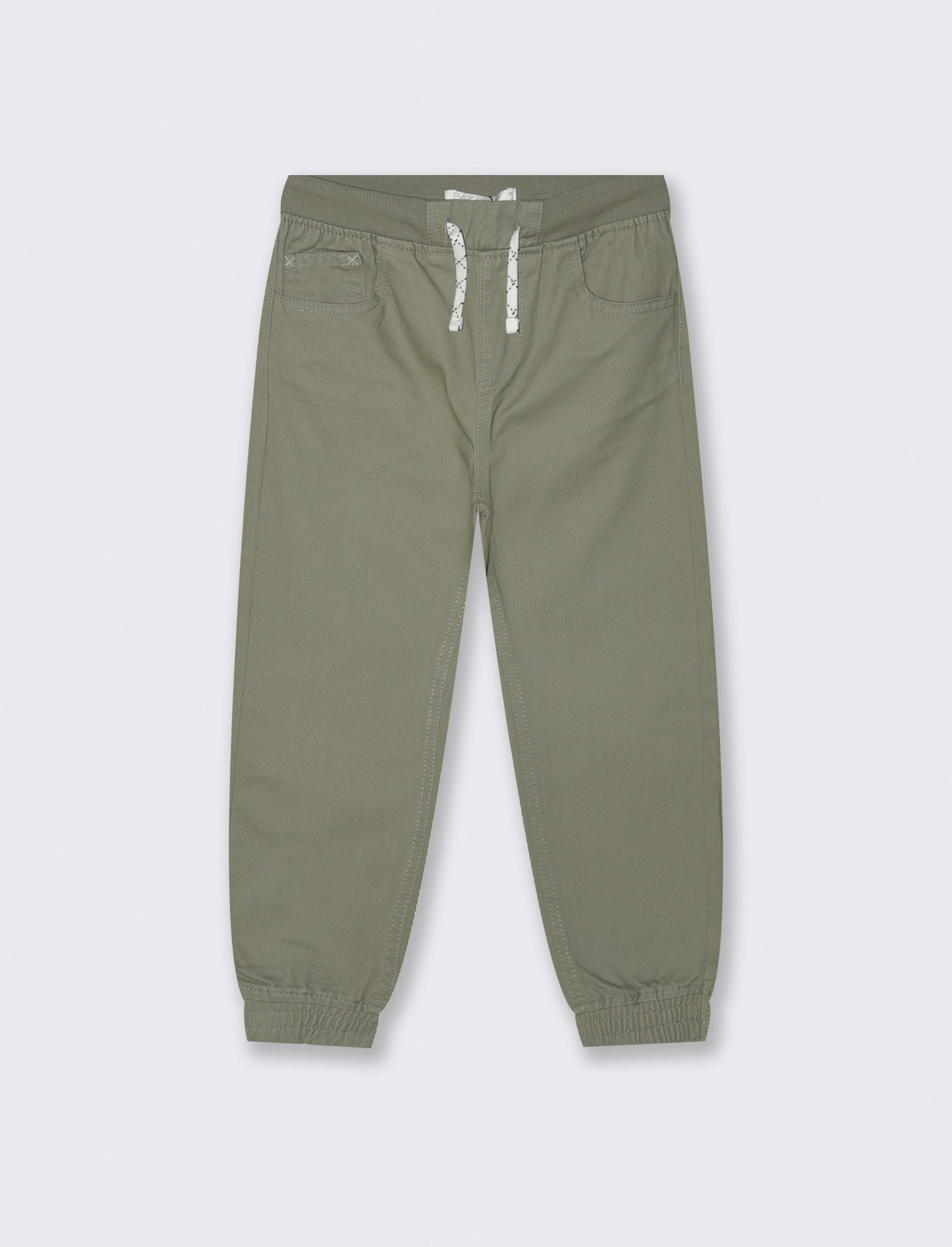 PANTALONI JOGGER IN COTONE - Verde militare