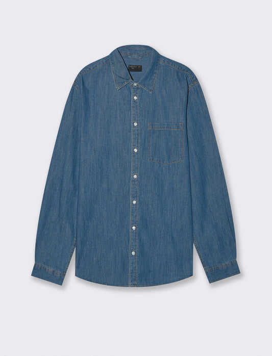 CAMICIA IN DENIM - Denim