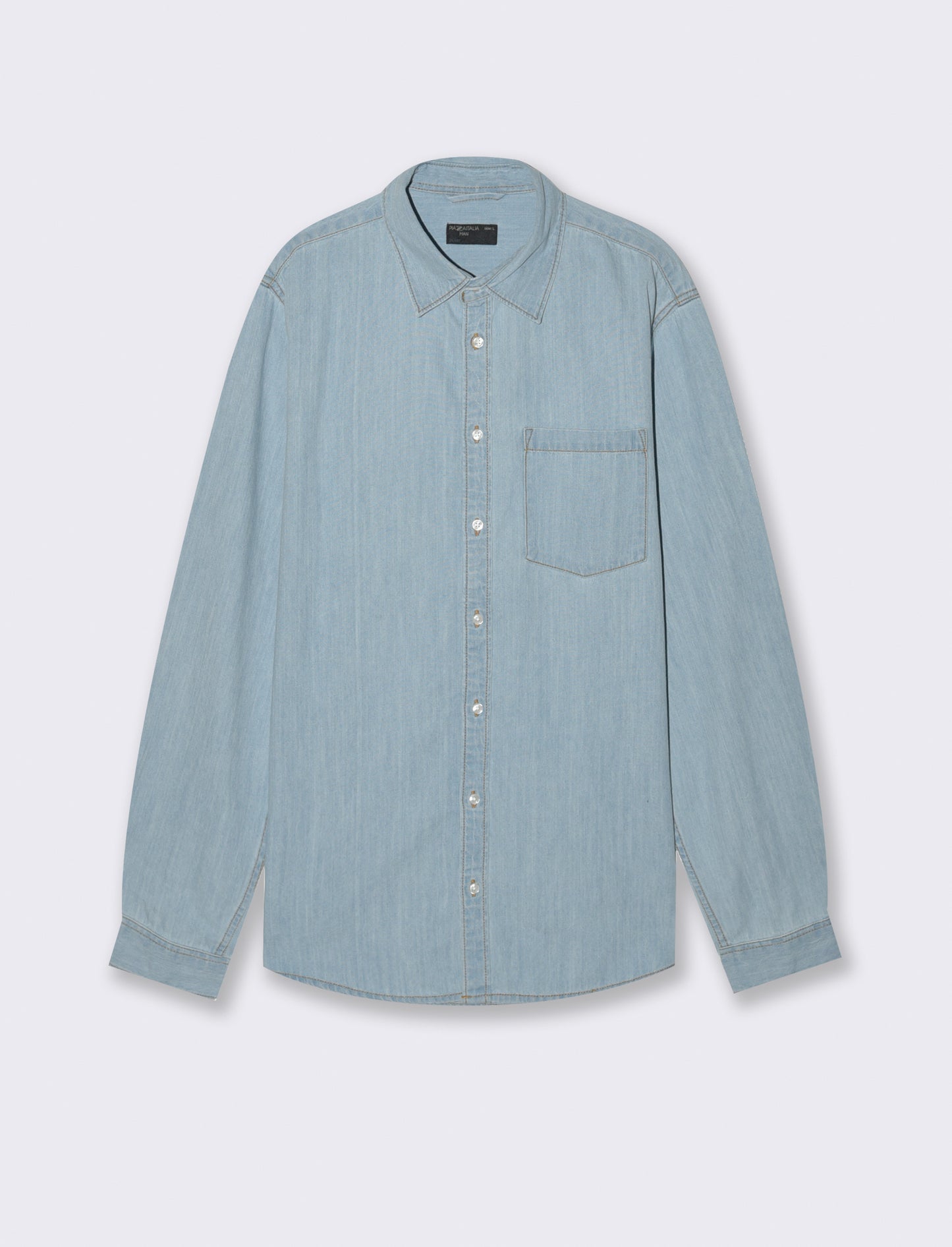 CAMICIA IN DENIM - Denim chiaro
