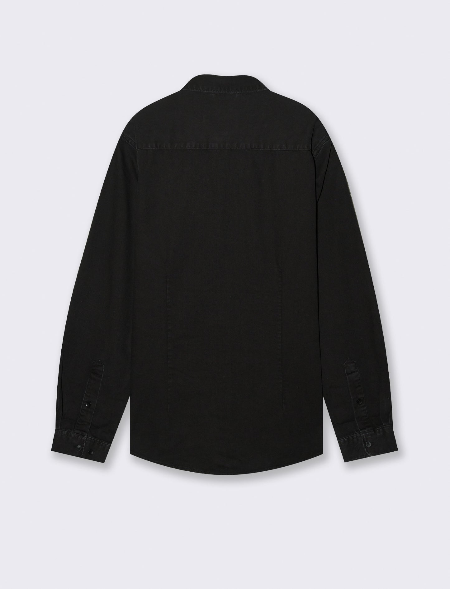 CAMICIA IN DENIM - Nero