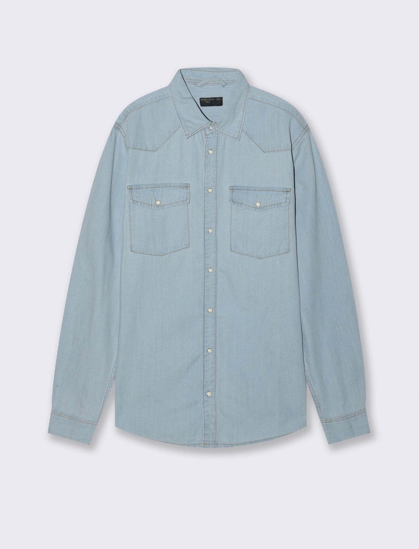 CAMICIA IN DENIM - Denim chiaro