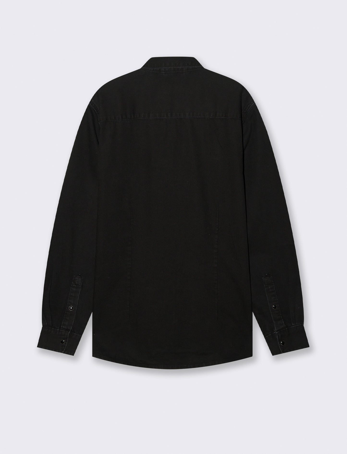 CAMICIA IN DENIM - Nero