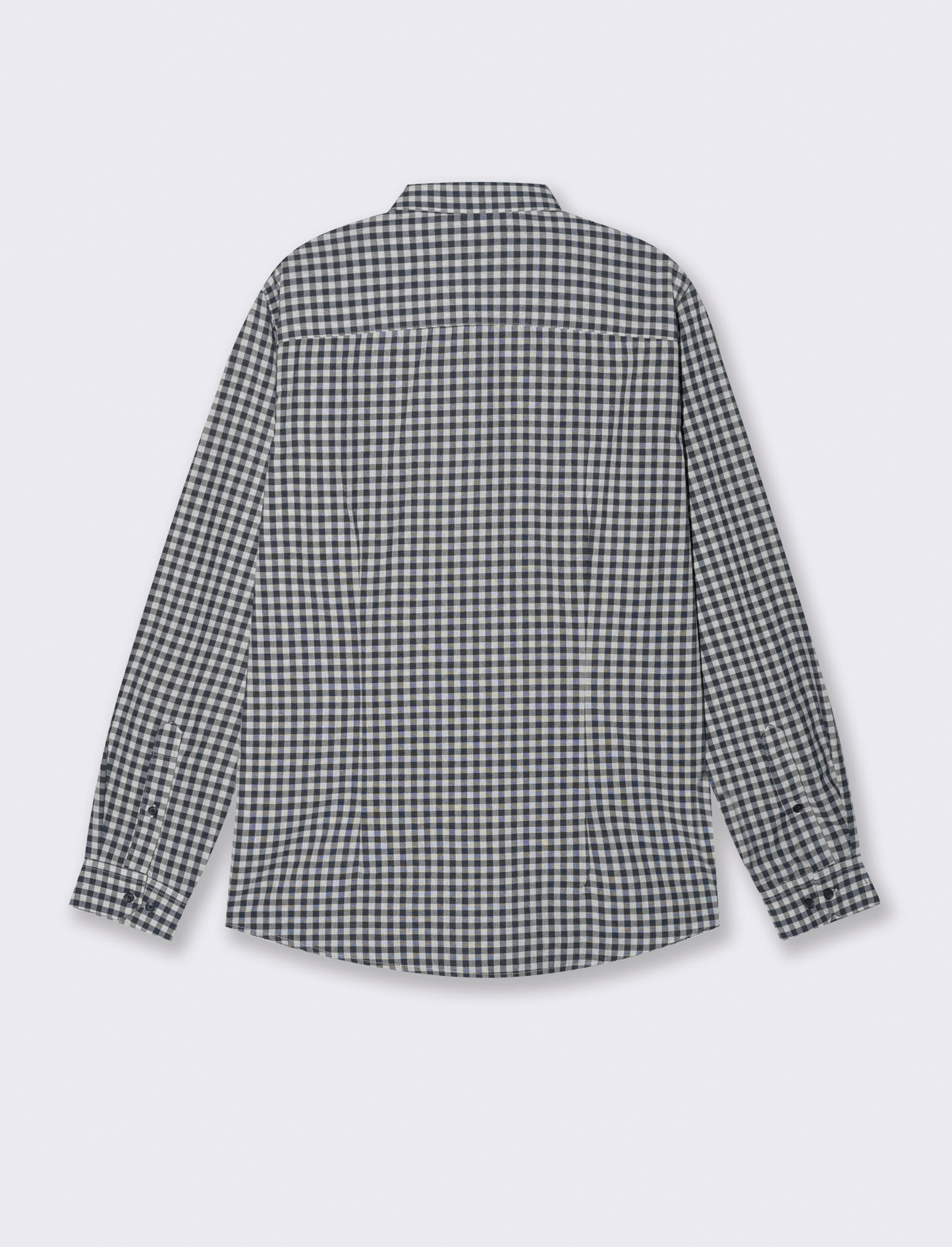 CAMICIA FANTASIA A QUADRI - Blu