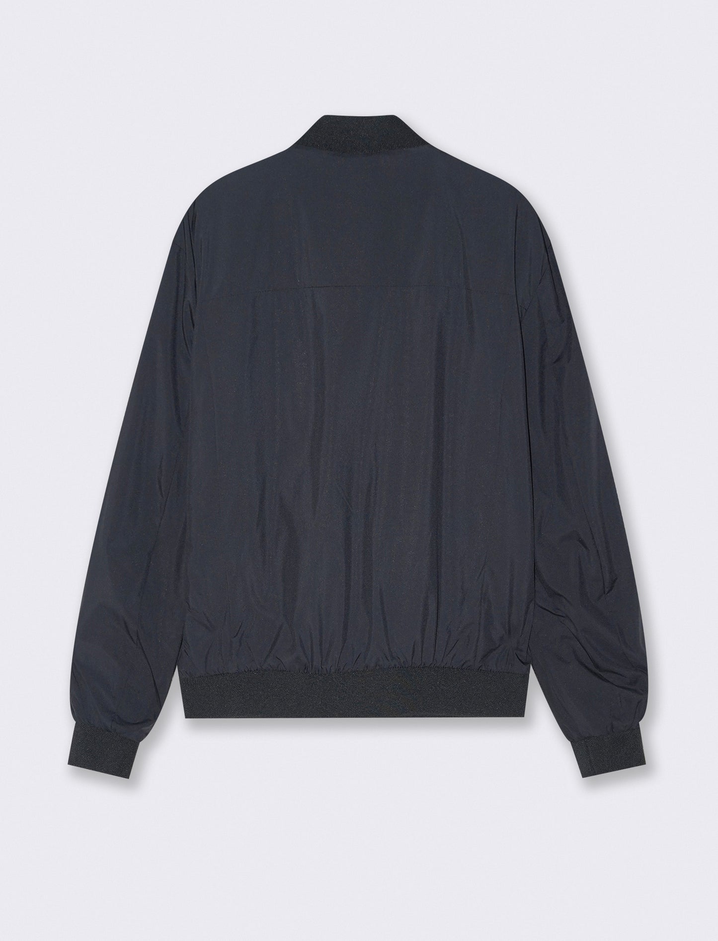 BOMBER BASIC IN TESSUTO TECNICO - Blu