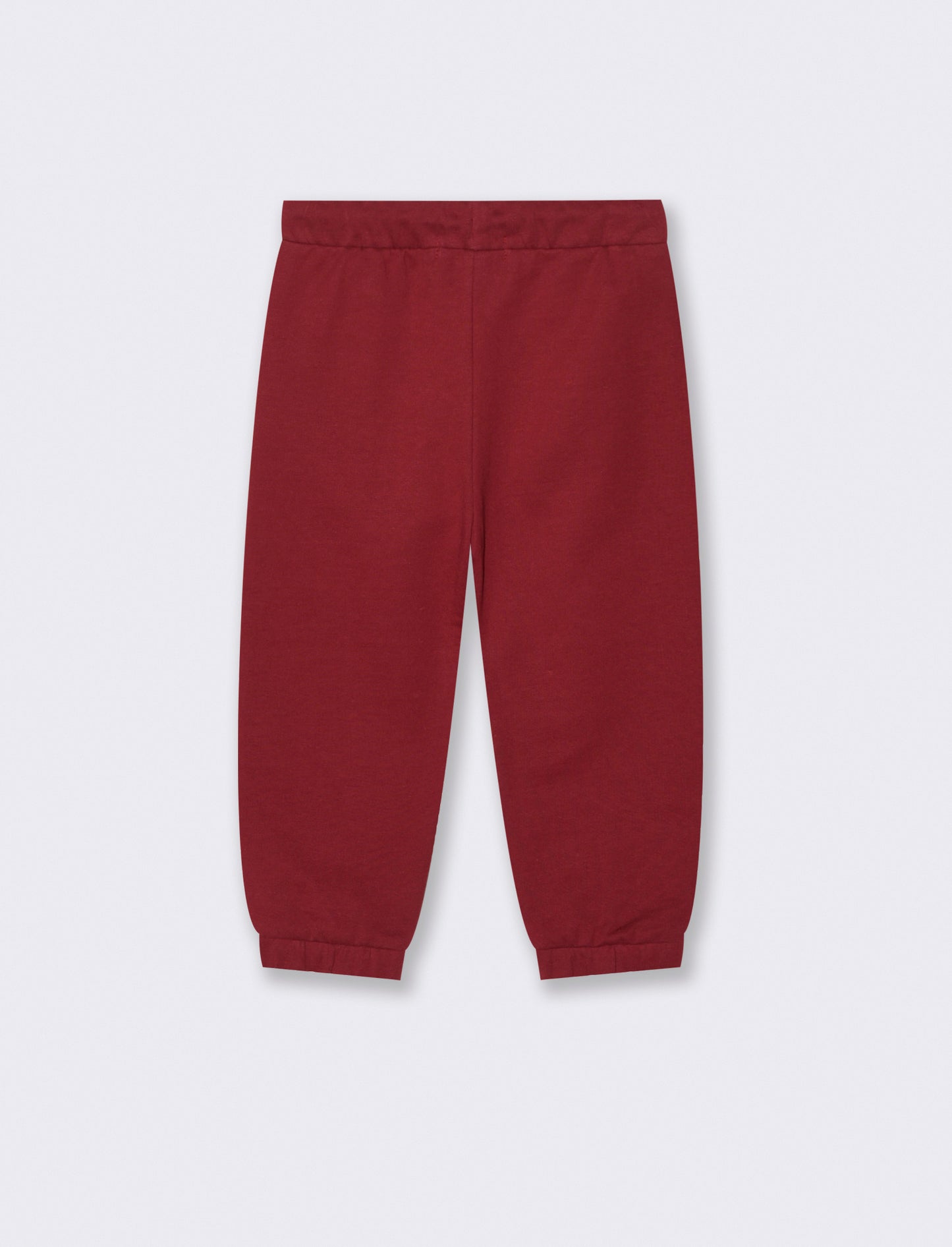 Jogger basico con stampa - Bordeaux
