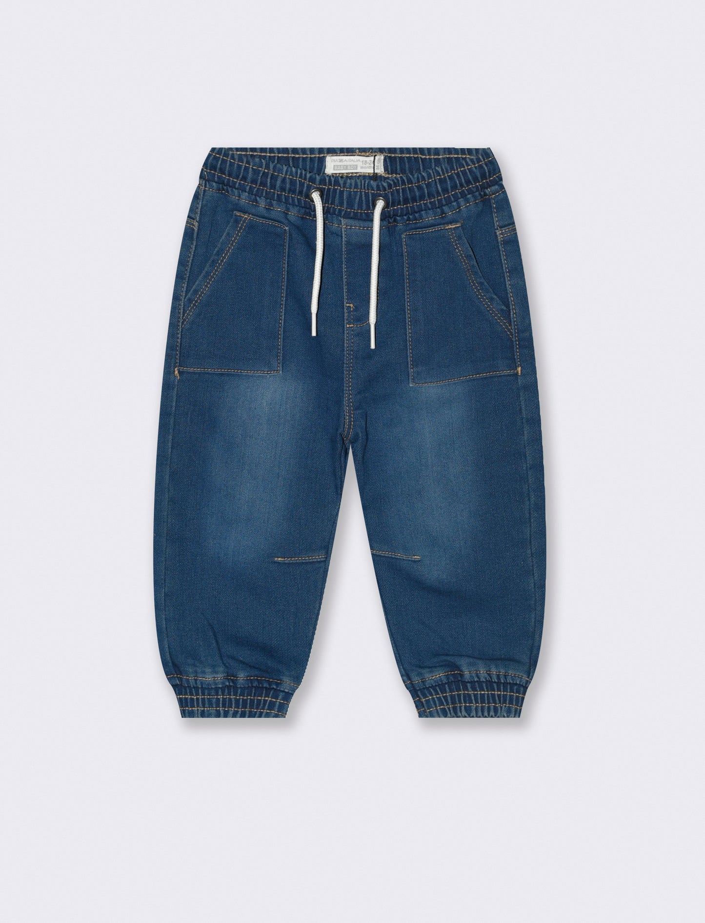 Pantaloni effetto denim - Denim