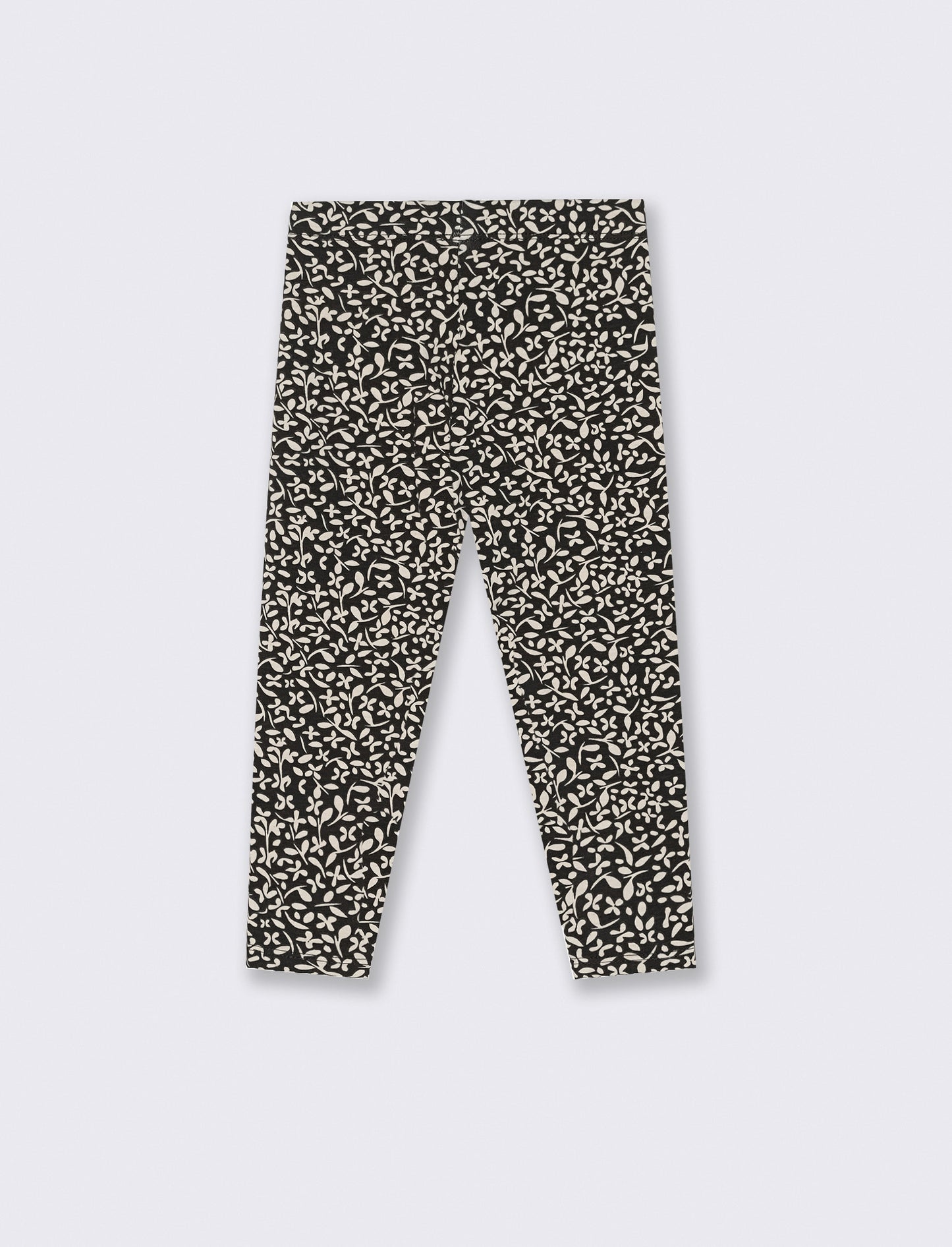 Leggings in cotone stretch - Nero
