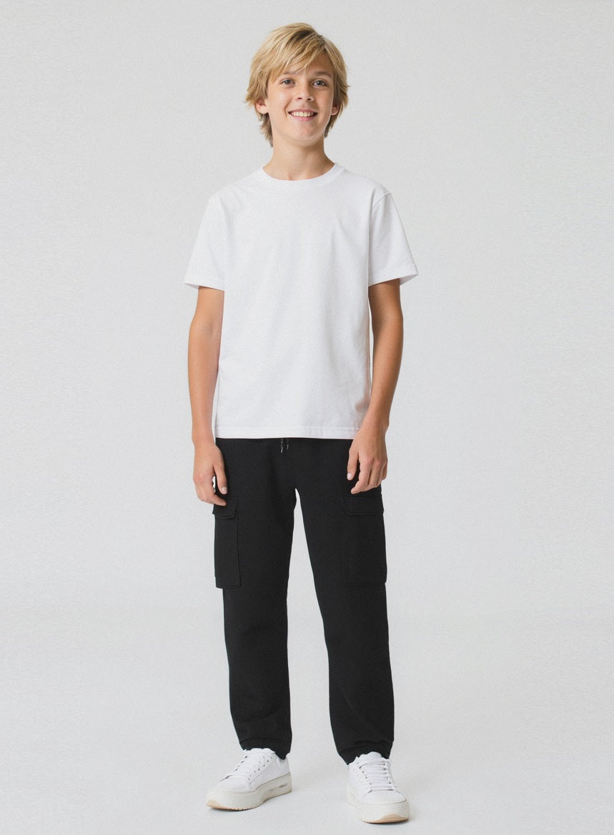 JOGGER MODELLO CARGO - Nero