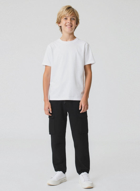 JOGGER MODELLO CARGO - Nero