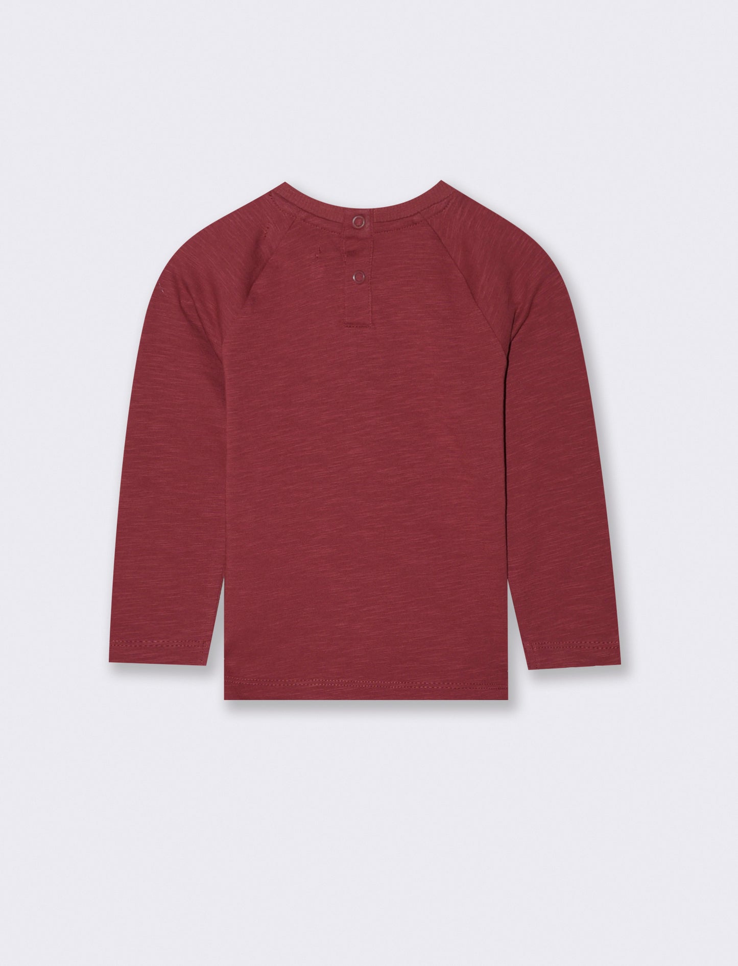 T shirt neonato con manica raglan - Bordeaux