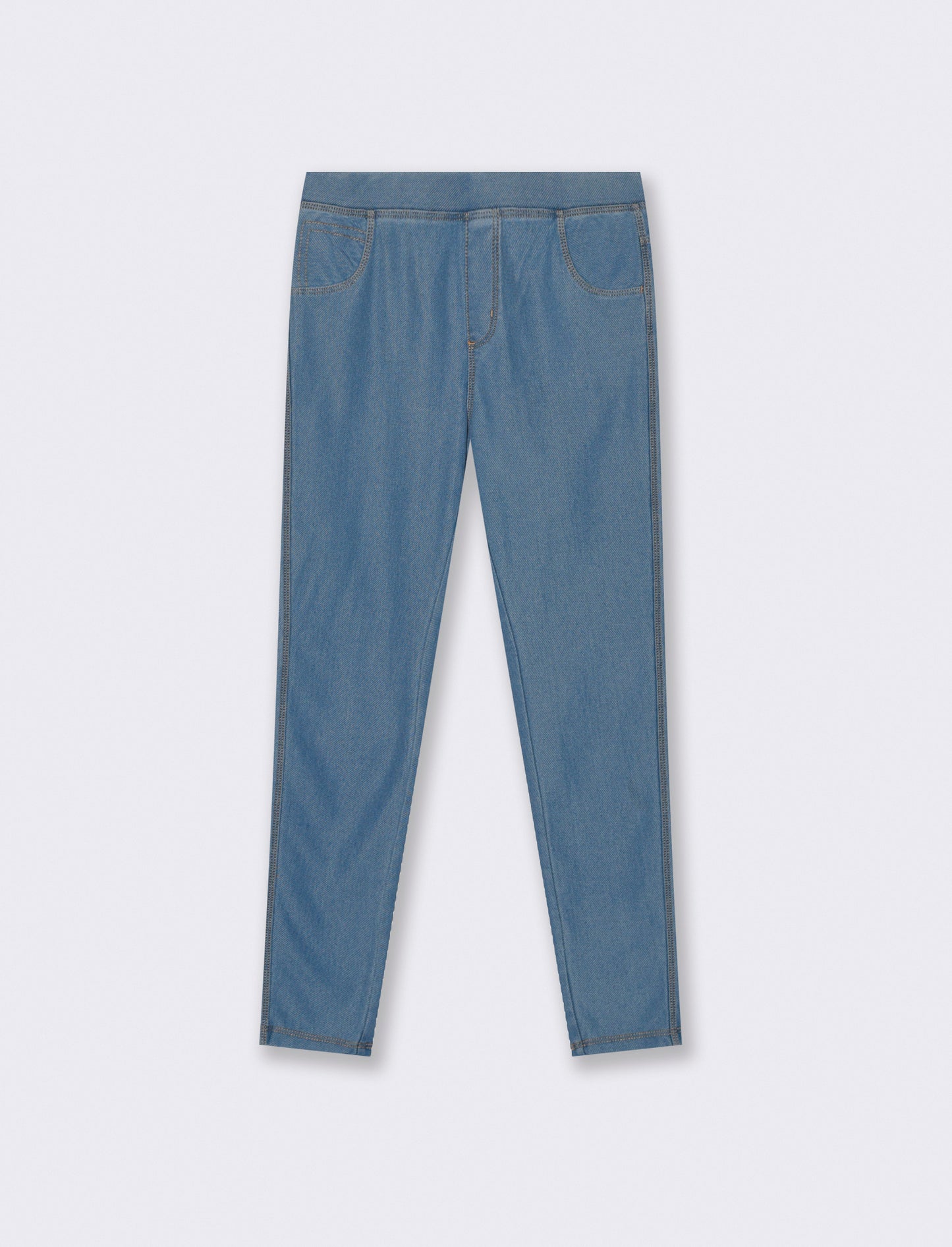 Leggings effetto denim - Denim chiaro