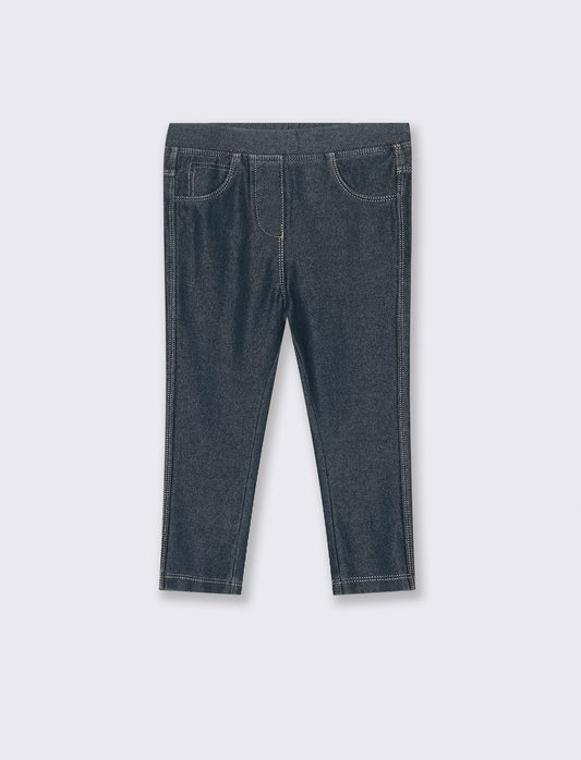 Leggings in cotone - Blu