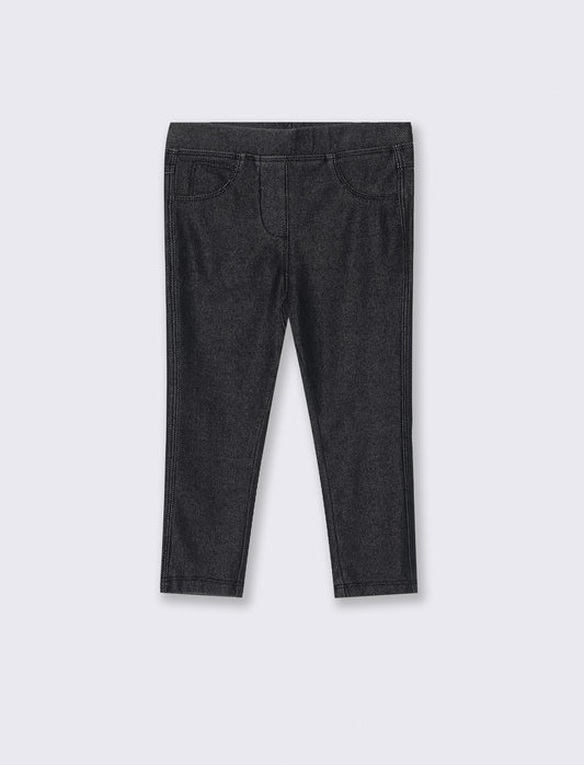 Leggings in cotone - Nero